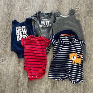 9-12 month boy onsies bundle